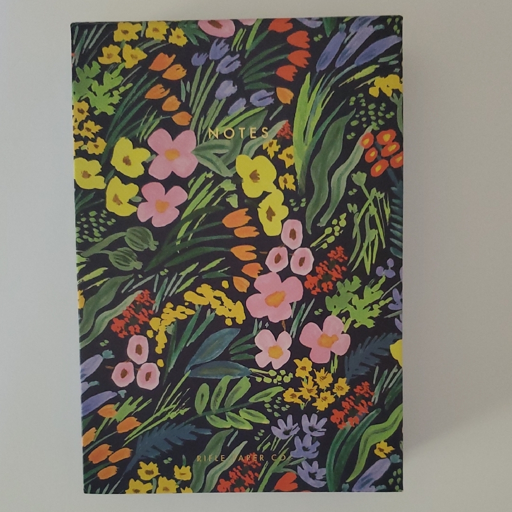 Rifle Paper Note Pad with Hard Cover